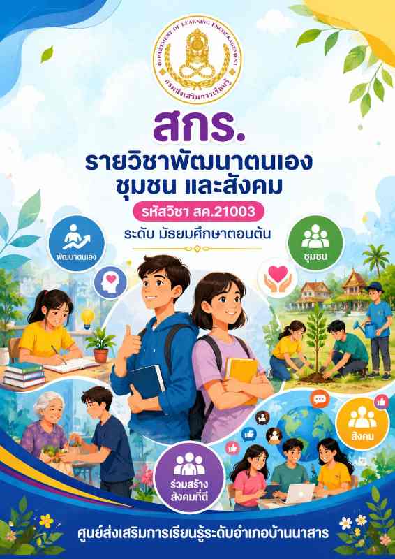 การพัฒนาตนเอง ชุมชน สังคม
