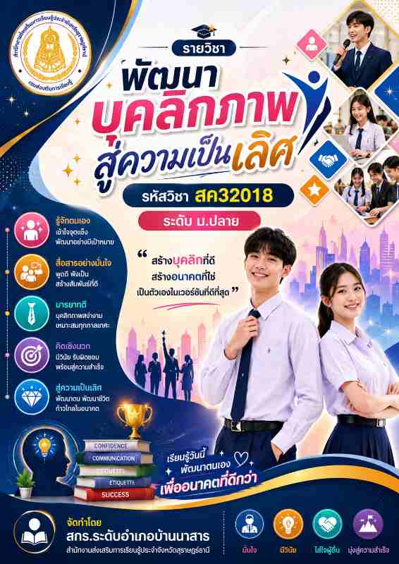 การพัฒนาบุคลิกภาพสู่ความเป็นเลิศ